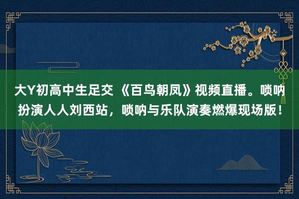 大Y初高中生足交 《百鸟朝凤》视频直播。唢呐扮演人人刘西站，唢呐与乐队演奏燃爆现场版！